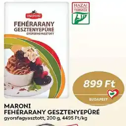 Coop Maroni fehérarany gesztenyepüré ajánlat