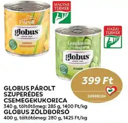 Coop globus párolt szuperédes csemegekukorica ajánlat