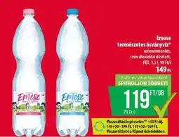 Coop Emese természetes ásványvíz ajánlat