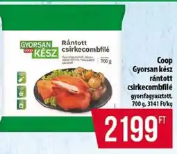 Coop Coop rántott csirkecombfilé ajánlat
