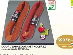 Coop Coop csabai lángolt kolbász ajánlat
