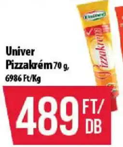 Coop Univer pizzakrém ajánlat