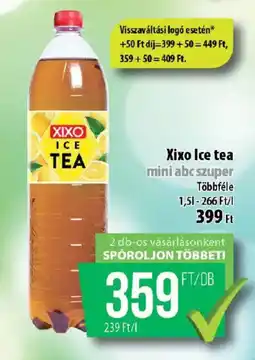 Coop Xixo ice tea ajánlat