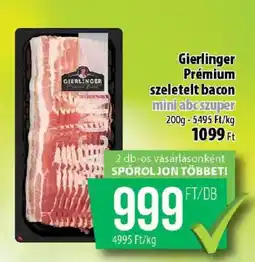 Coop Gierlinger prémium szeletelt bacon ajánlat