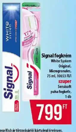 Coop Signal fogkrém ajánlat