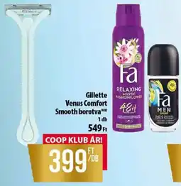 Coop Gillette Venus Comfort Smooth borotva ajánlat