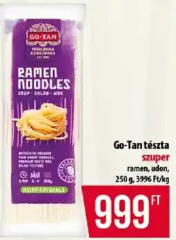 Coop Go-Tan tészta ajánlat