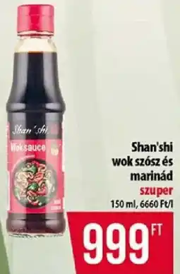 Coop Shan'shi wok szósz és marinád ajánlat