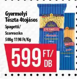 Coop Gyermelyi tészta ajánlat