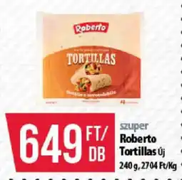 Coop Roberto tortillas ajánlat
