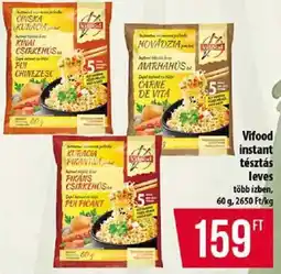 Coop Vifood instant tésztás leves ajánlat