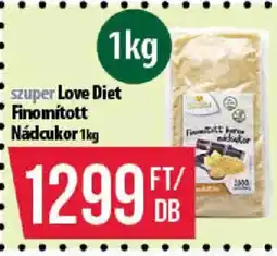 Coop szuper love diet finomított nádcukor ajánlat