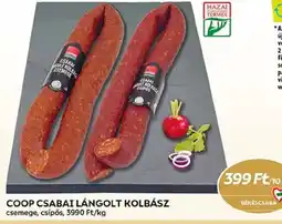 Coop Coop csabai lángolt kolbász ajánlat