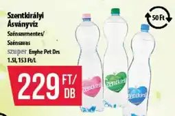 Coop Szentkirályi ásványvíz ajánlat