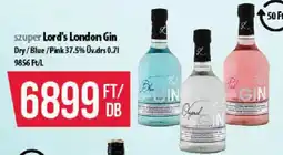 Coop szuper lord's london gin ajánlat