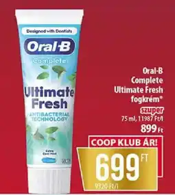 Coop Oral-B complete ultimate fresh ajánlat