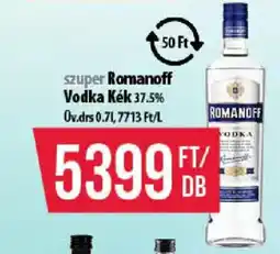 Coop Romanoff vodka kék ajánlat