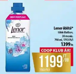 Coop Lenor öblítő ajánlat