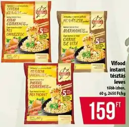 Coop Vifood instant tésztás leves ajánlat