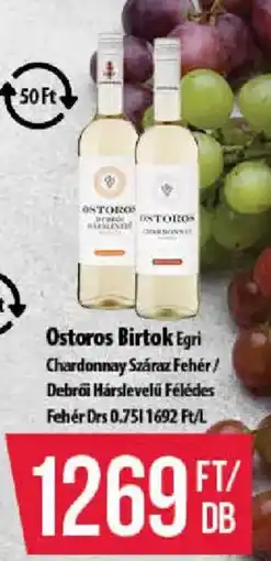 Coop Ostoros Birtok Egri Chardonnay ajánlat