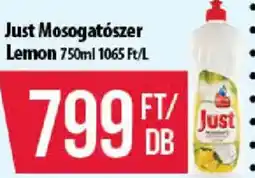 Coop Just mosogatószer ajánlat