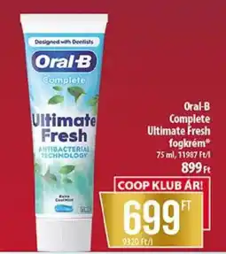 Coop oral-b complete ultimate fresh ajánlat
