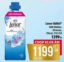 Coop Lenor öblítő ajánlat