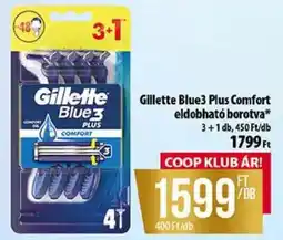Coop Gillette blue3 plus comfort ajánlat