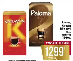 Coop Paloma órolt kávé ajánlat