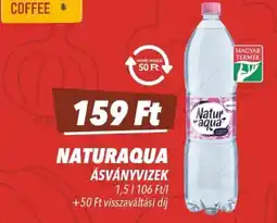 CBA Naturaqua ásványvizek ajánlat