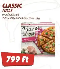 CBA Classic pizzák ajánlat