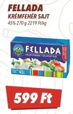 CBA Fellada krémfehér sajt ajánlat
