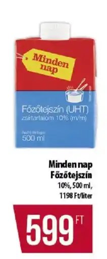 Coop Minden nap Főzötejszin ajánlat