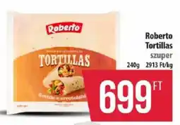 Coop Roberto tortillas ajánlat
