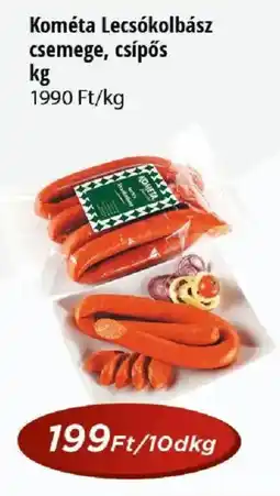 Real Kométa lecsókolbász csemege, csípős ajánlat