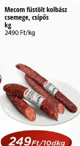 Real Mecom füstölt kolbász csemege ajánlat