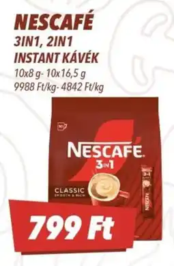 CBA Nescafe 3in1 instant kávék ajánlat