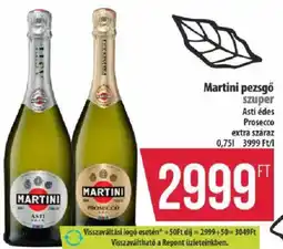 Coop Martini pezsgő ajánlat