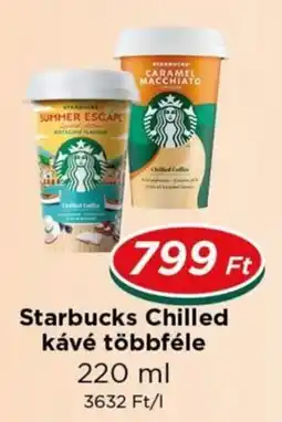 Real Starbucks Chilled kávé ajánlat