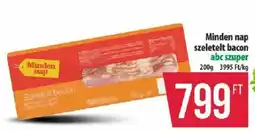 Coop Minden nap szeletelt bacon ajánlat