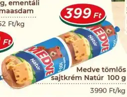 Real Medve tömlős sajtkrém natur ajánlat