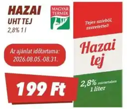 CBA Hazai tej ajánlat