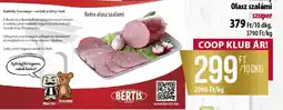 Coop bertis retro olasz szalámi ajánlat