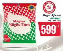 Coop Magyar rögös túró ajánlat