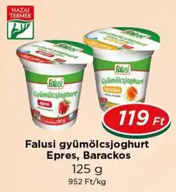 Real Falusi gyümölcsjoghurt ajánlat