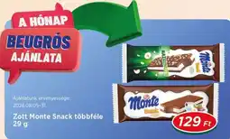 Real Zott Monte Snack ajánlat