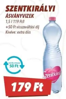 CBA Szentkirályi ásványvíz ajánlat