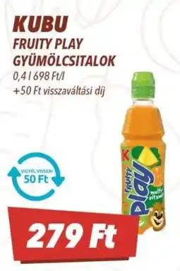 CBA Kubu fruity play gyümölcscsitalok ajánlat