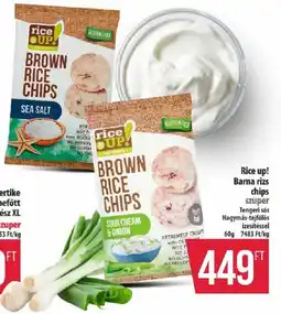 Coop Rice up! barna rizs chips ajánlat