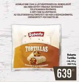 Coop Roberto tortillas ajánlat